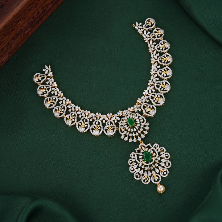 Zinthikaa Diamond Design Necklace