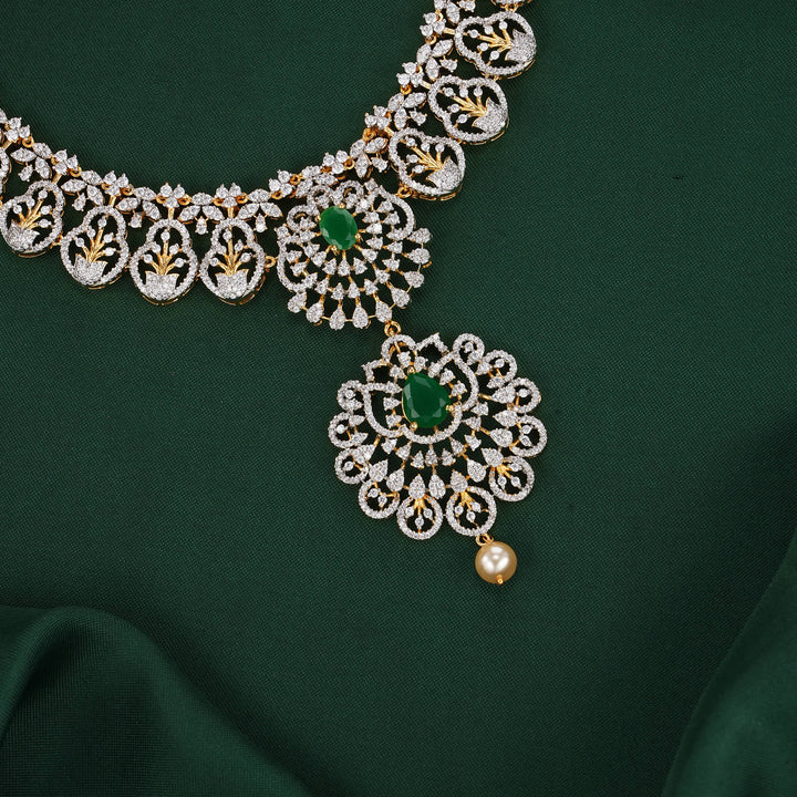 Zinthikaa Diamond Design Necklace