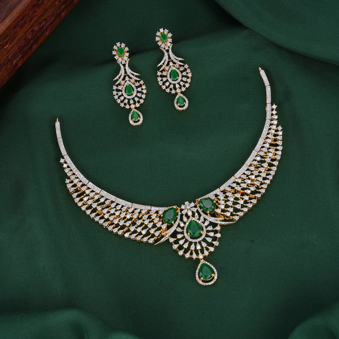 Crafted Brilliance Avikam Necklace Set