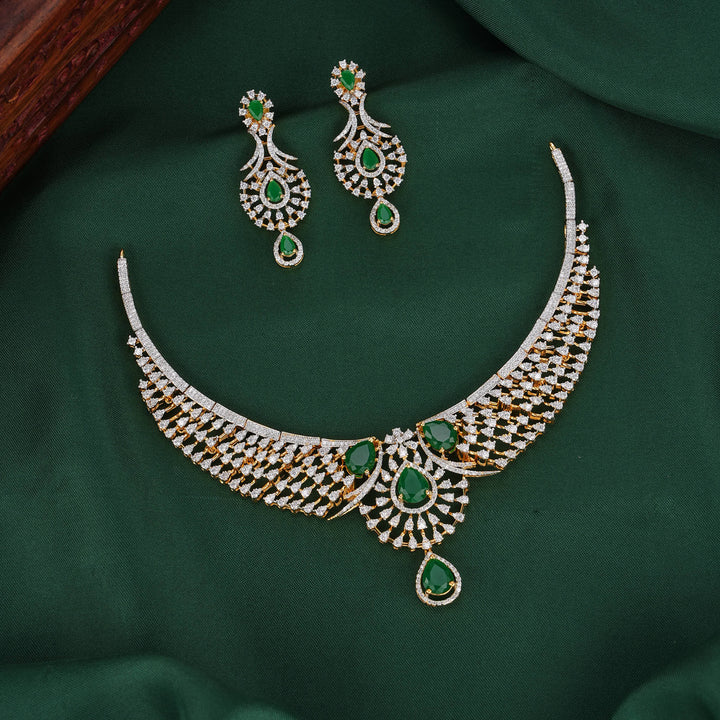 Crafted Brilliance Avikam Necklace Set