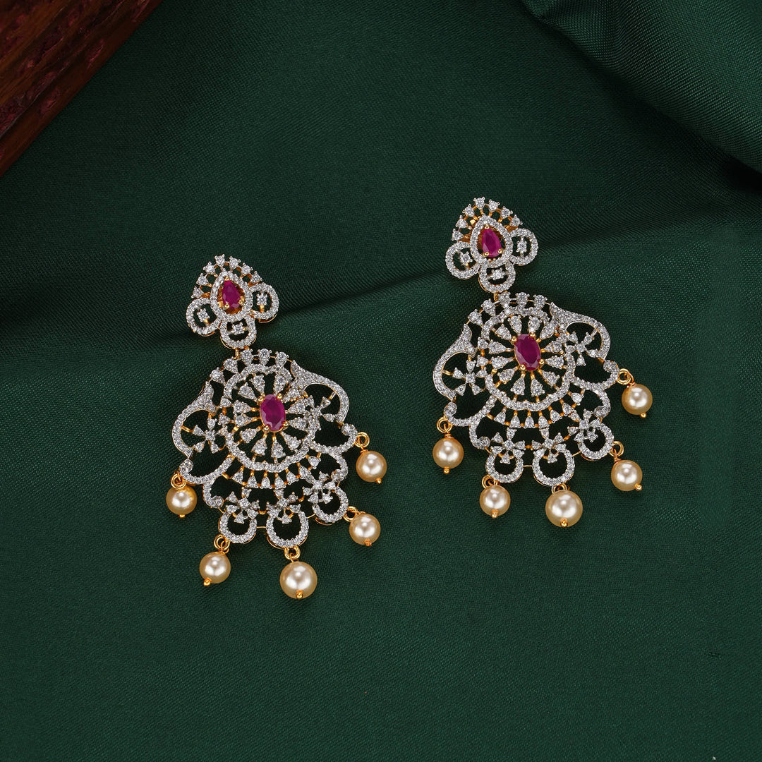 Vershikaa Diamond Design Necklace Set