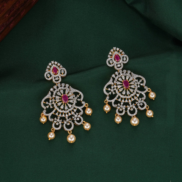 Vershikaa Diamond Design Necklace Set