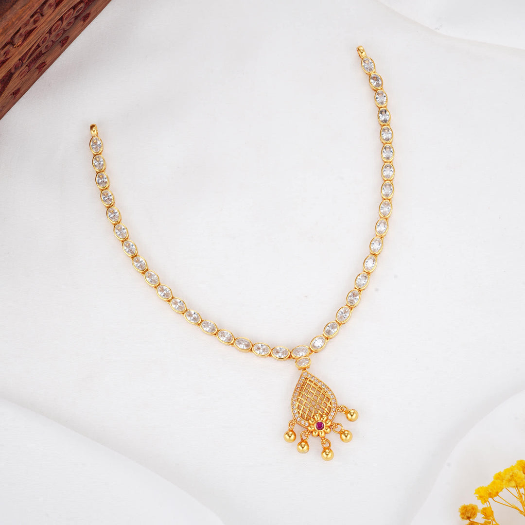 Vershikaa  Stone Short Necklace