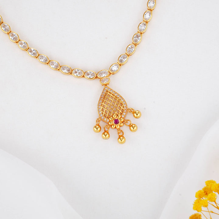 Vershikaa  Stone Short Necklace