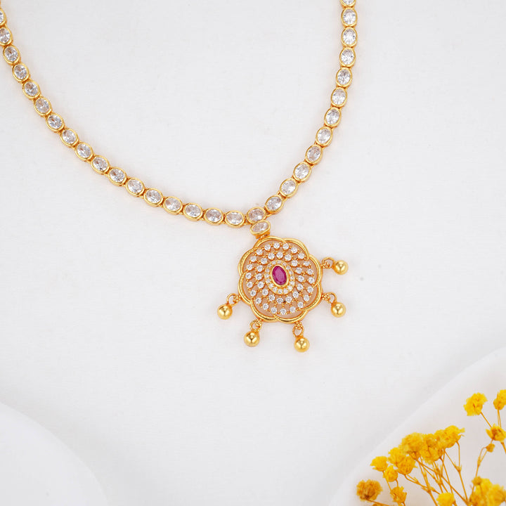 Nethraa Stone Short Necklace
