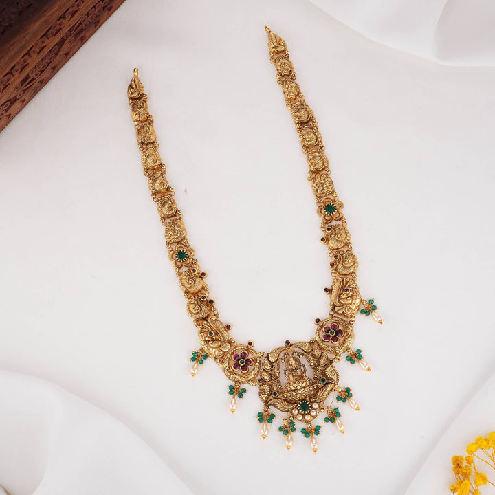 Elegant Embellishment Nagas Long Necklace