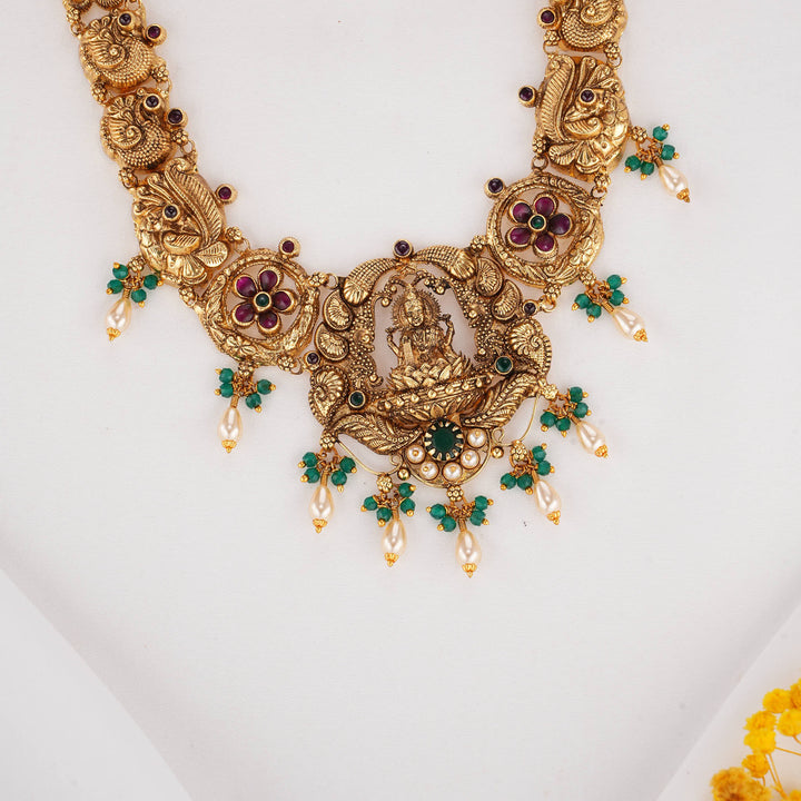 Elegant Embellishment Nagas Long Necklace