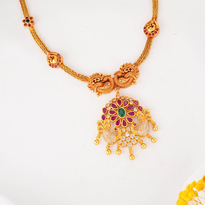 Classic Charm Stone Short Necklace