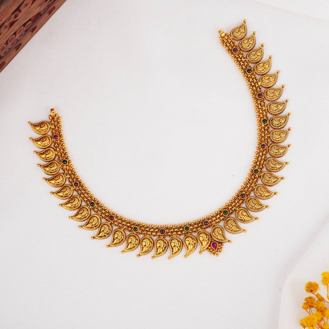 Intricate Glory Nagas Short Necklace