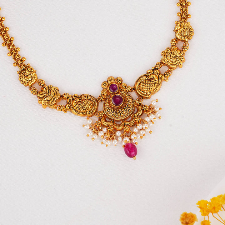 Glowing Nagas Short Necklace