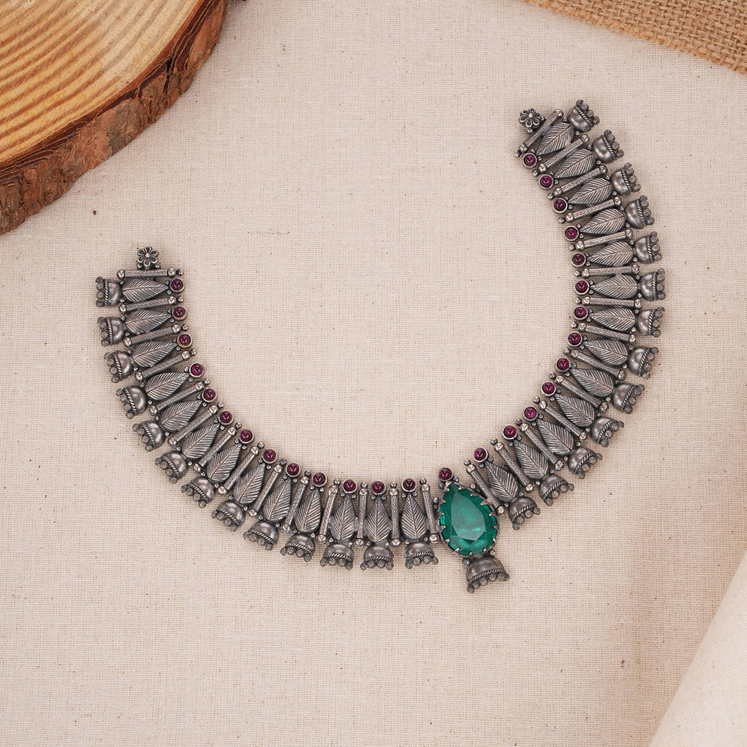 Impressively Crafted Oxidised Necklace