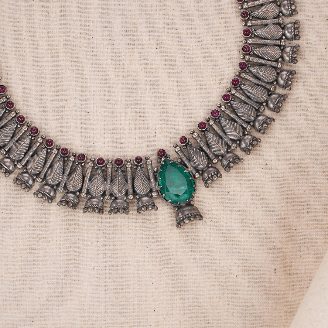 Impressively Crafted Oxidised Necklace