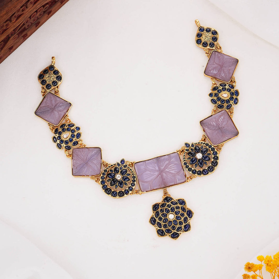 Dazzelique One Kind of a Dual Tone Necklace