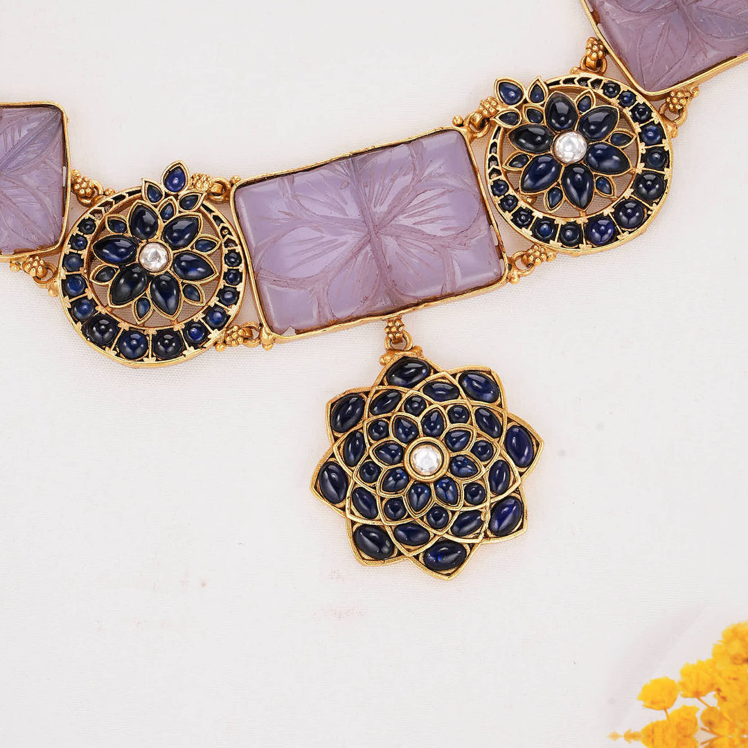 Dazzelique One Kind of a Dual Tone Necklace