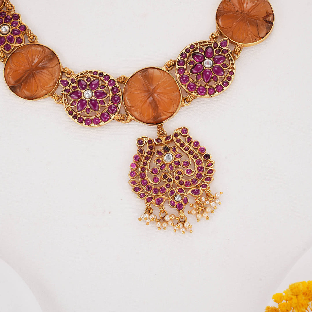 Dazzle Charm Short Necklace