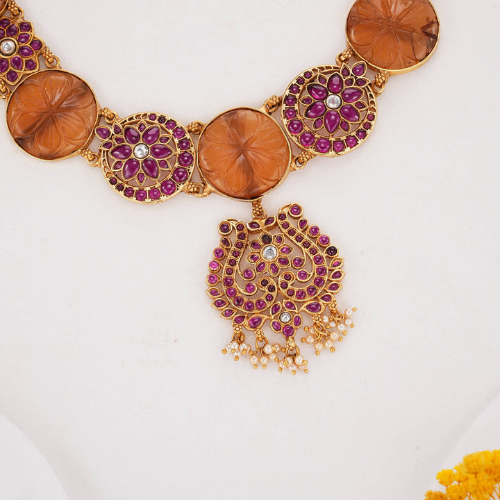 Dazzle Charm Short Necklace