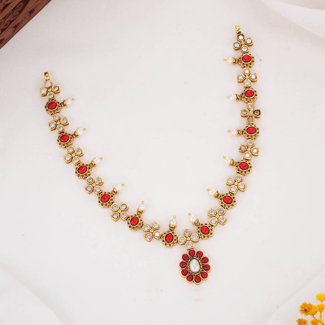 Amoura Stone Short Necklace