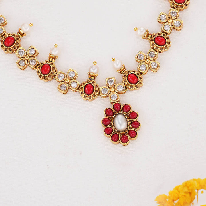 Amoura Stone Short Necklace