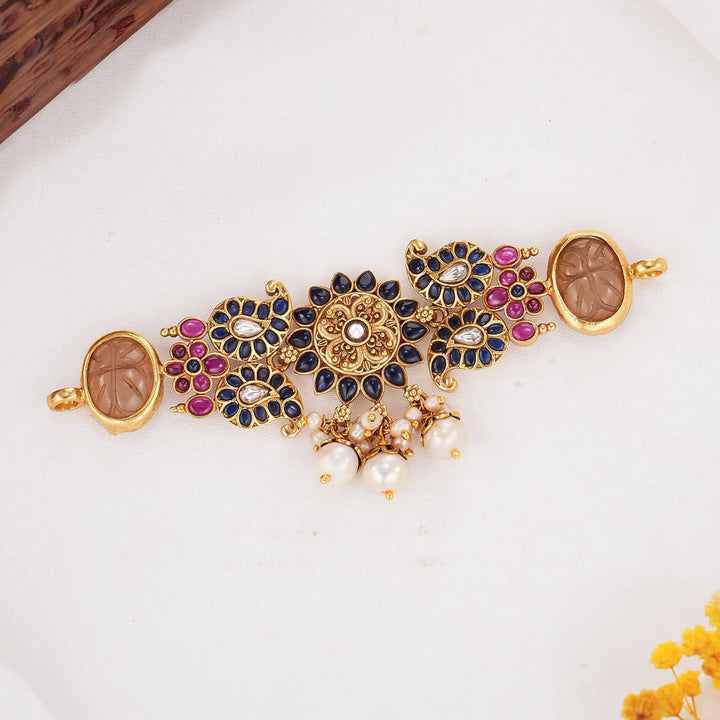 Enrapturing One of a Kind Dual Tone Necklace