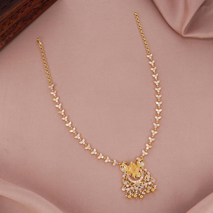 Brilliantly Glows Jaipur Kundan Long Necklace