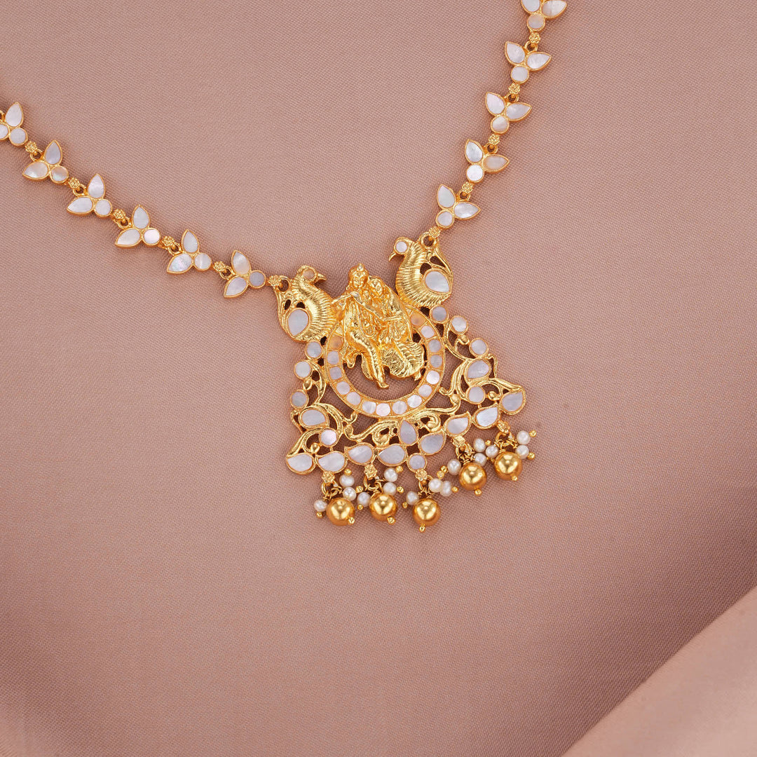 Brilliantly Glows Jaipur Kundan Long Necklace