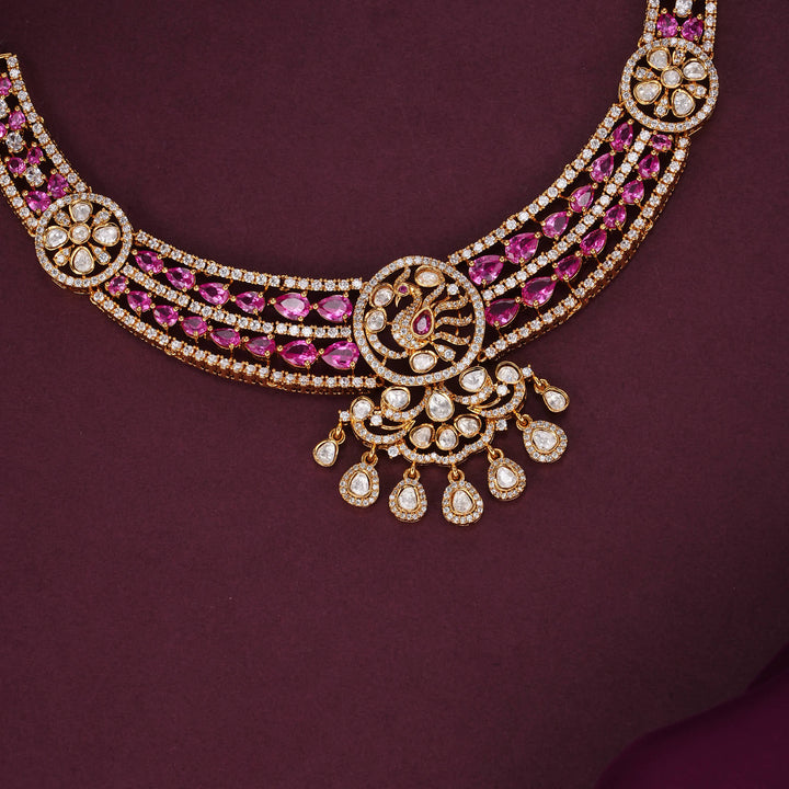 Effortlessly Pretty Victorian Short Necklace Set