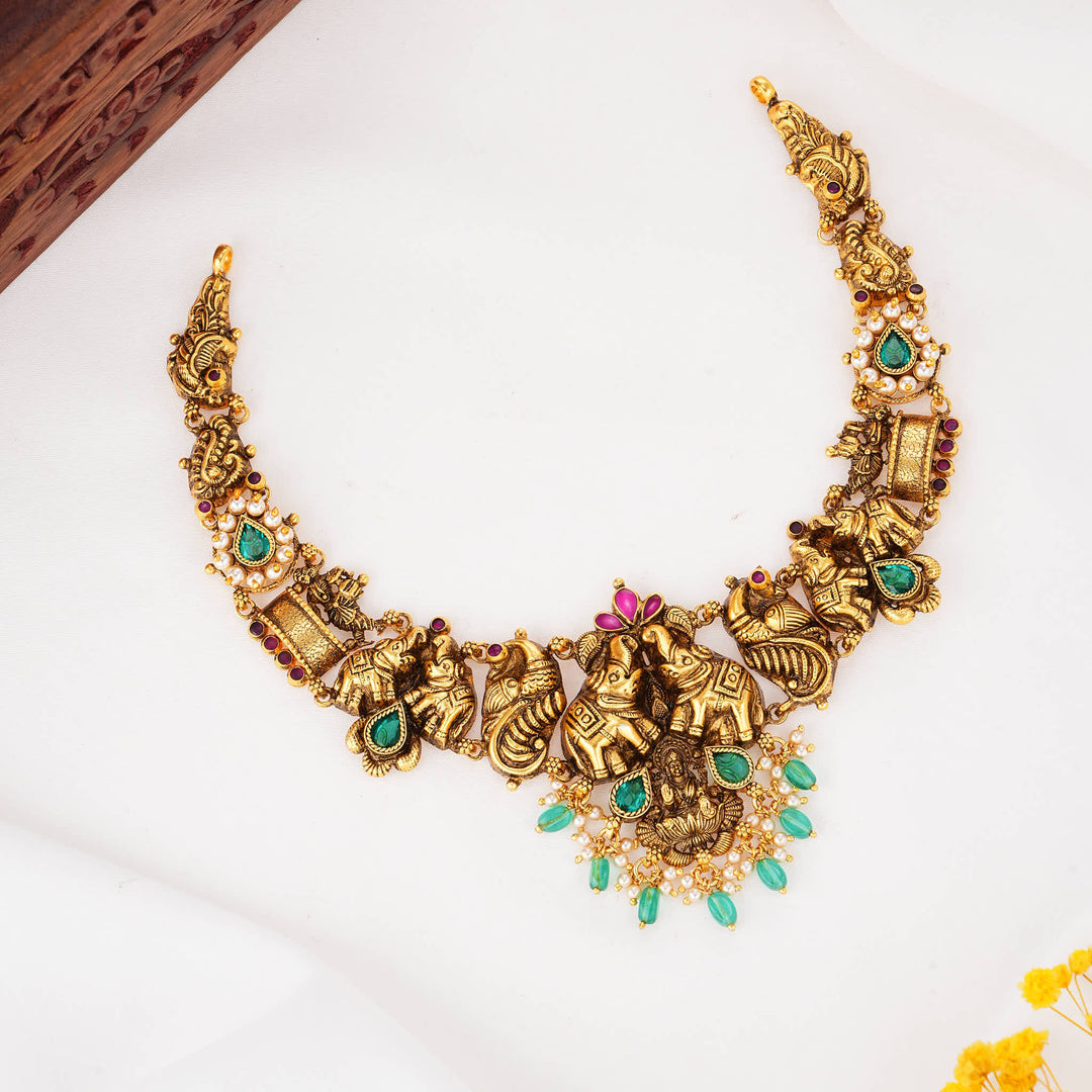 Shines Forever Nagas Short Necklace