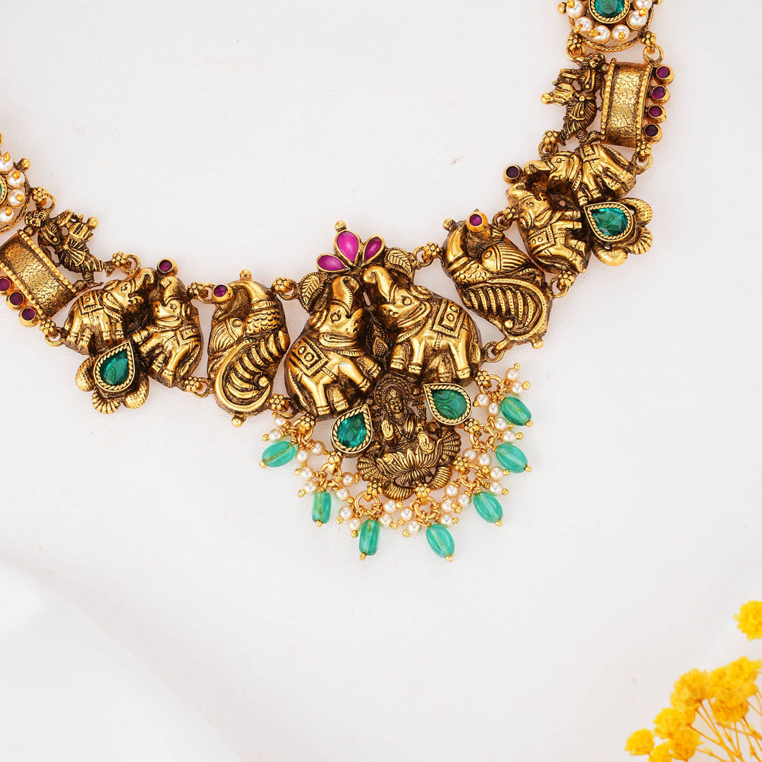 Shines Forever Nagas Short Necklace