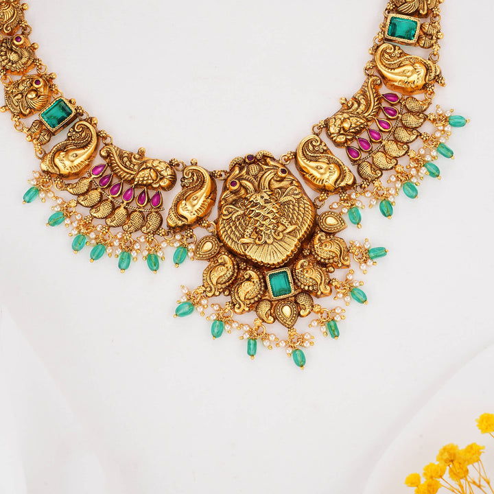 Crafted Elegance Nagas Short Necklace