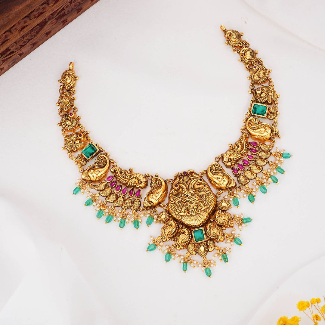 Crafted Elegance Nagas Short Necklace