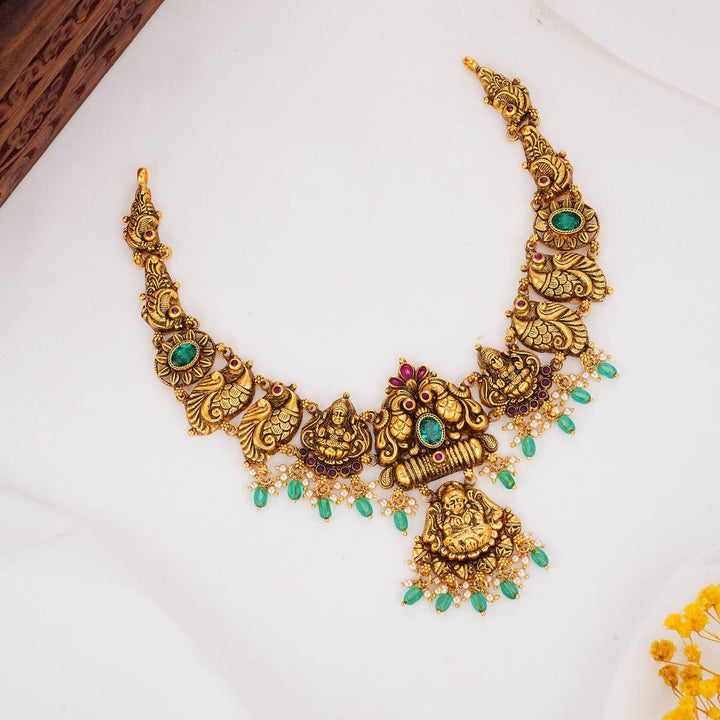 Vivacious Sparkle Nagas Short Necklace