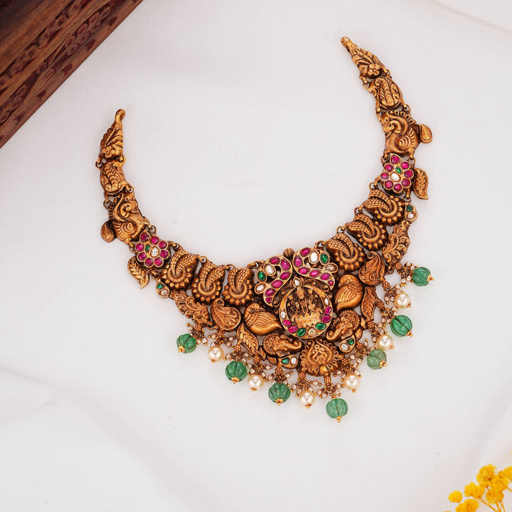 Opulent Vibrance Nagas Short Necklace