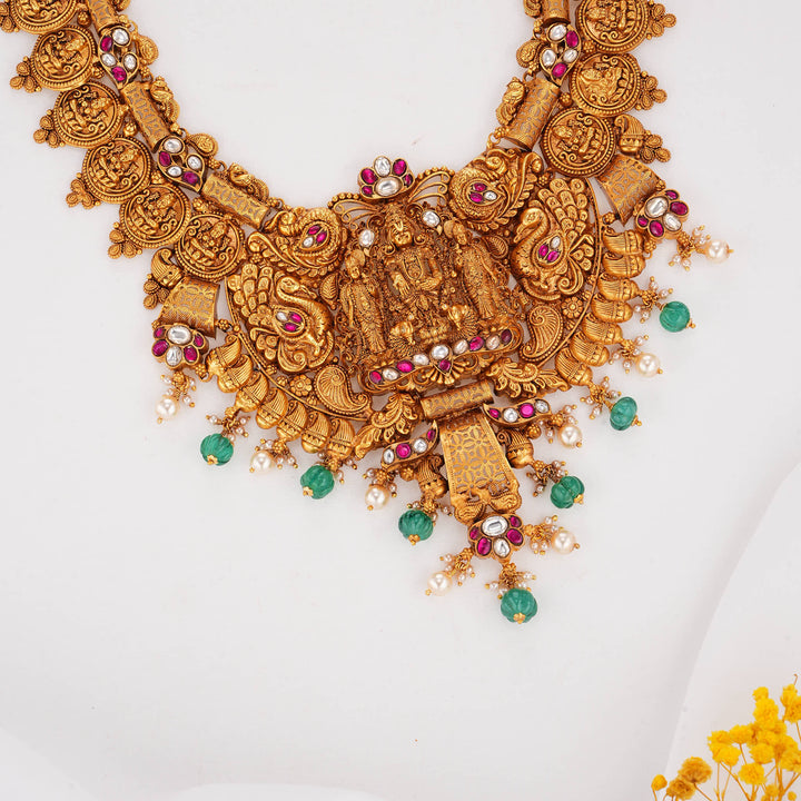 Ornate Masterpiece Nagas Long Necklace