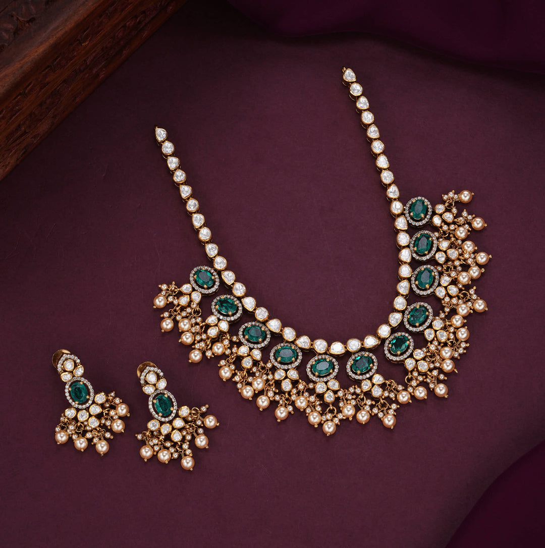 Beyond Trend Moissanite Short Necklace Set