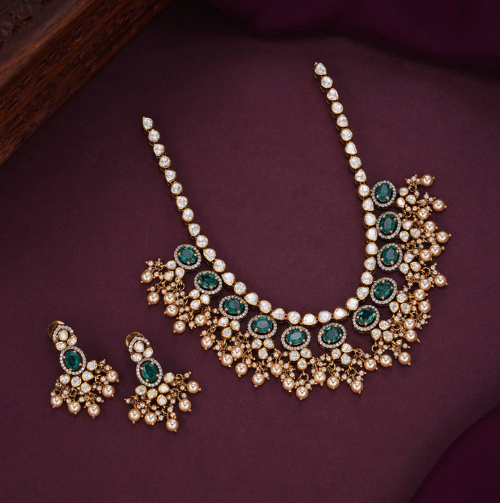 Beyond Trend Moissanite Short Necklace Set