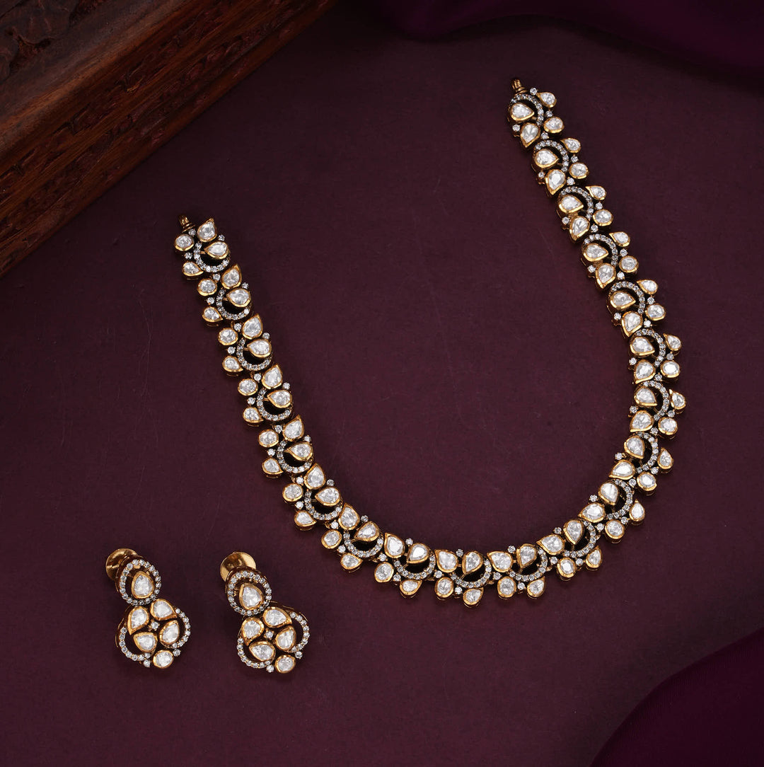 Brilliance Moissanite Short Necklace Set