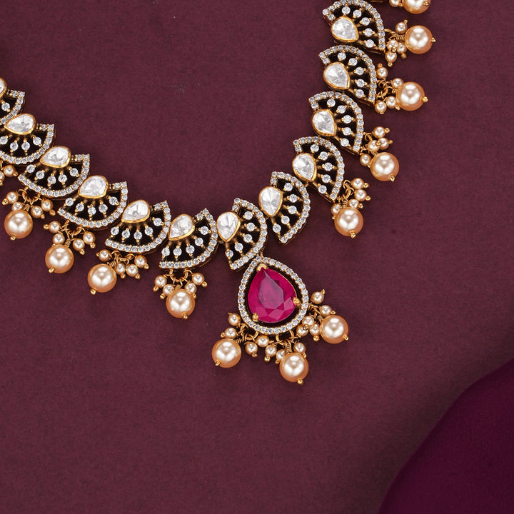 Majestic Beauty Moissanite Necklace Set
