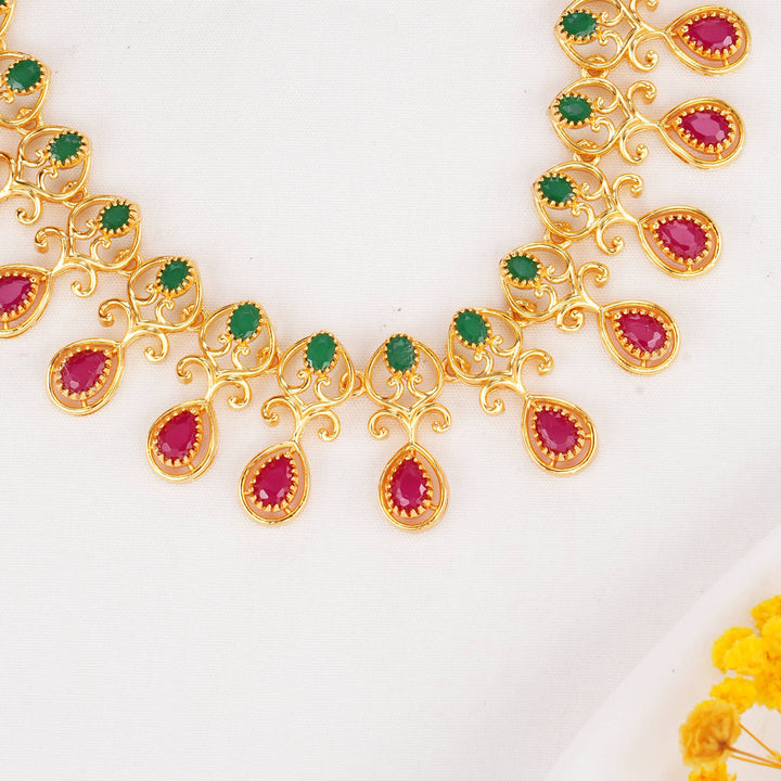 Enduring Grace Stone Short Necklace