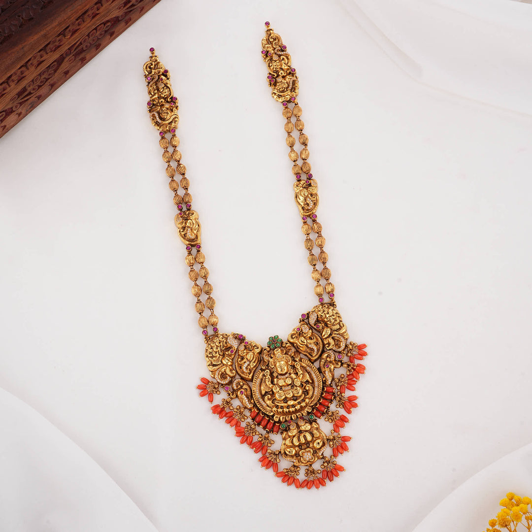 Coral Inspired Nagas Long Necklace