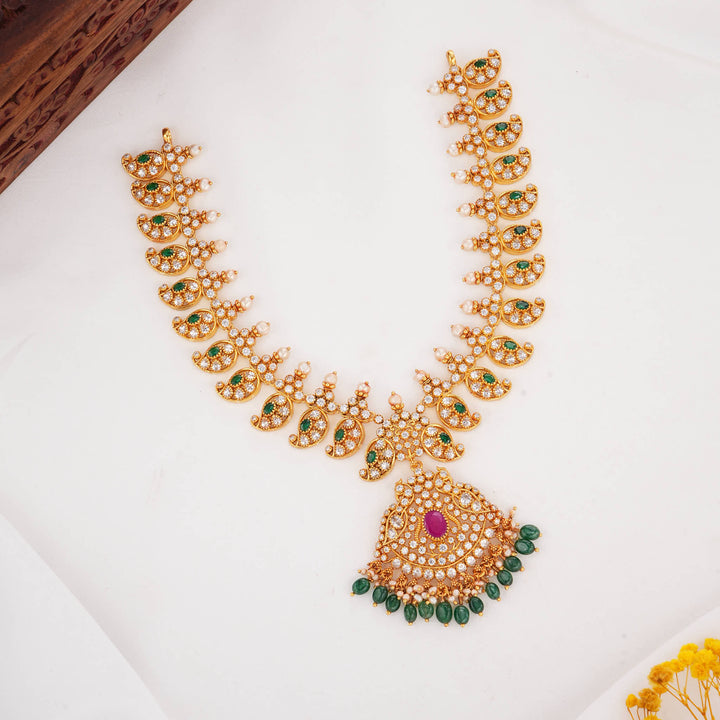 Catcy Mango Stone short Necklace