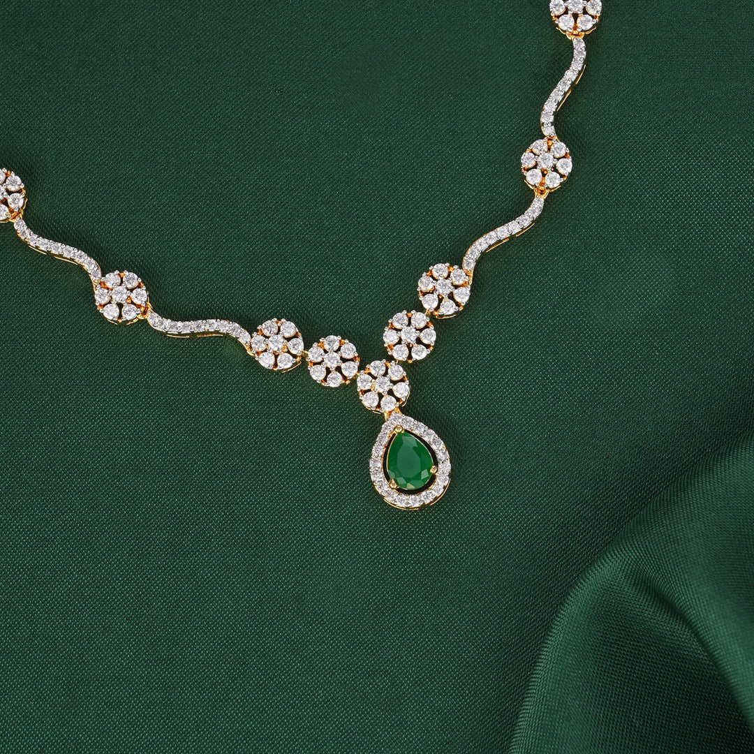 Niharikhaa Avikam Short Necklace Set