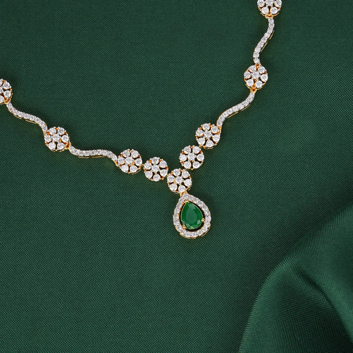 Niharikhaa Avikam Short Necklace Set