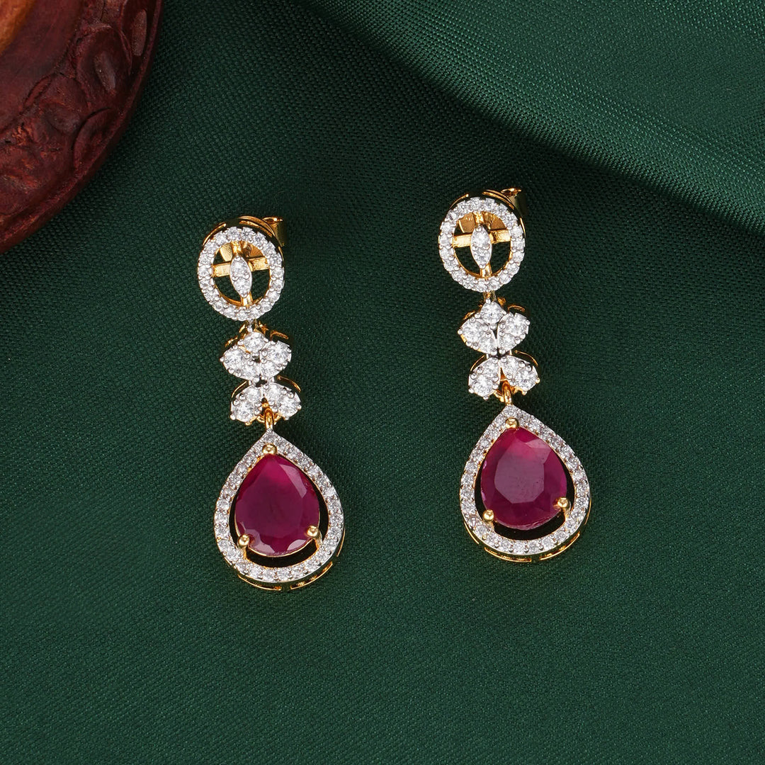 Treasure Diamond Design Short Necklace Set