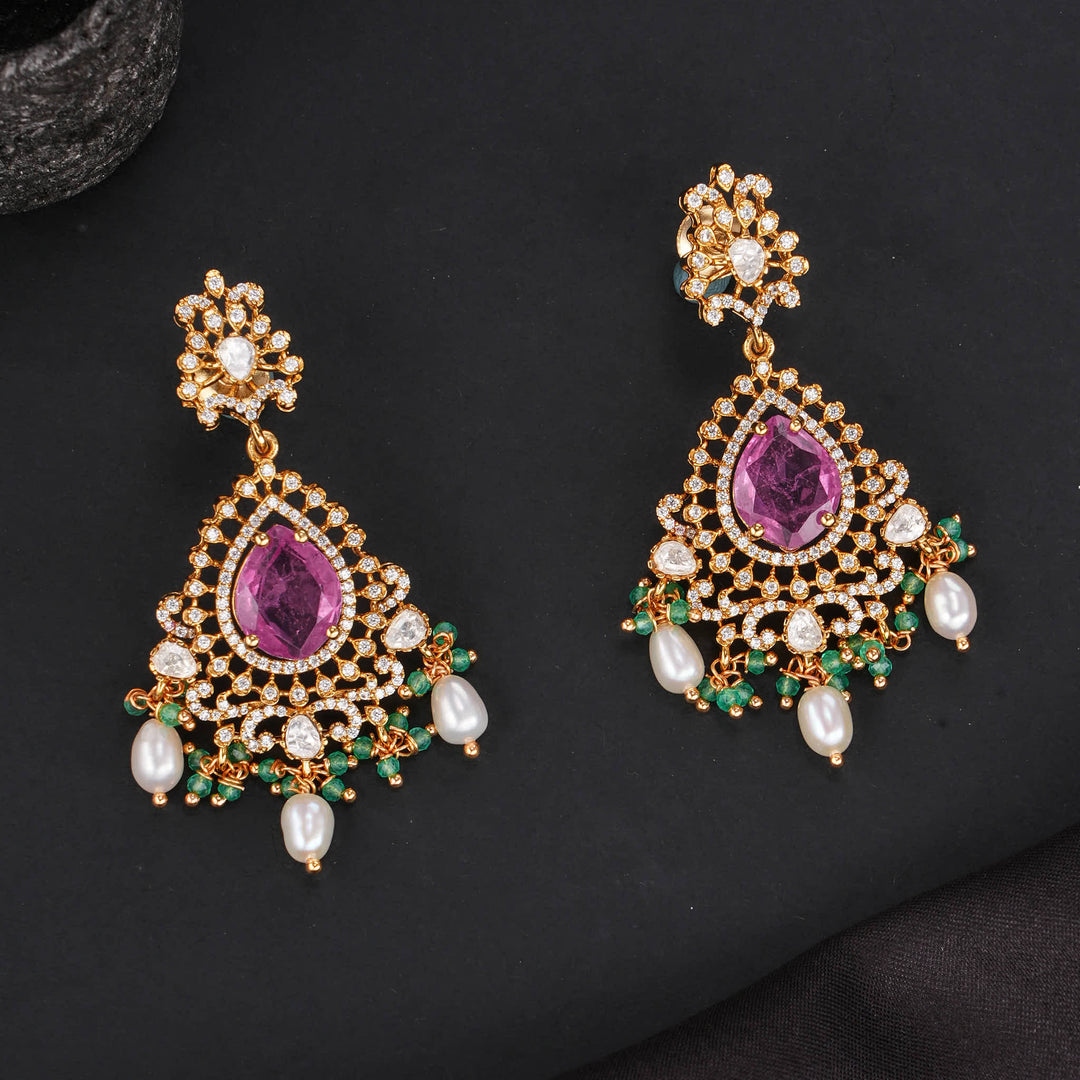 Radiant Mosaic Victorian Short Necklace Set