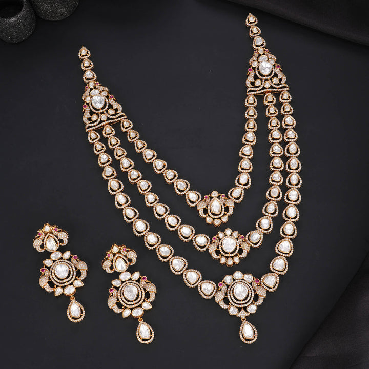 Ornate Elegance Victorian Long Necklace Set