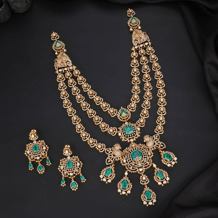 Luxurious Layered Victorian Long Necklace Set