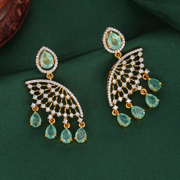 Treasure Diamond Design Short Necklace Set