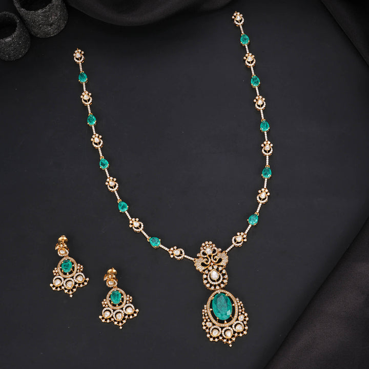 Cultured Victorian Long Necklace Set