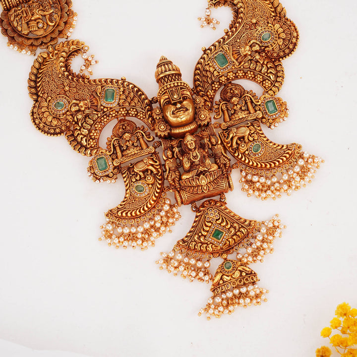 Sacred Splendour 3D Spl Nagas Long Necklace
