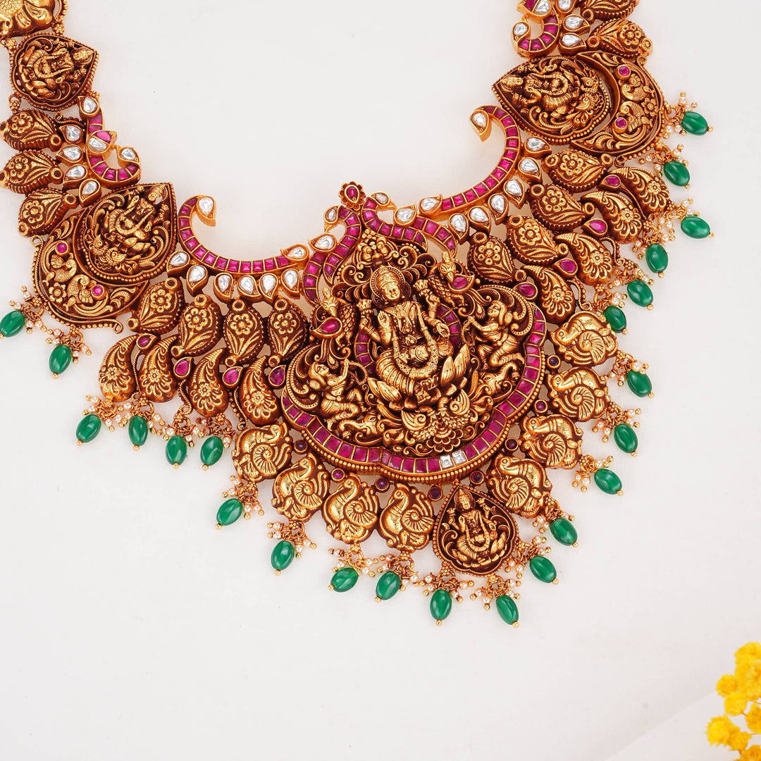 Divine Radiance 3D Spl Long Necklace Set